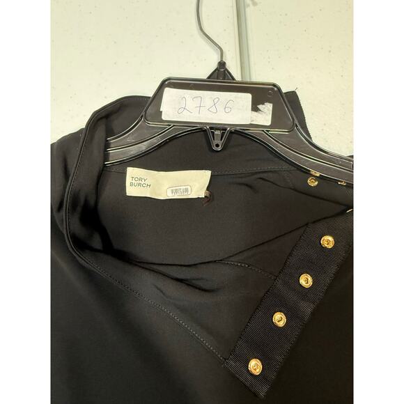 Tory Burch Jersey Turtleneck black Dress Size 10 - Picture 2 of 6